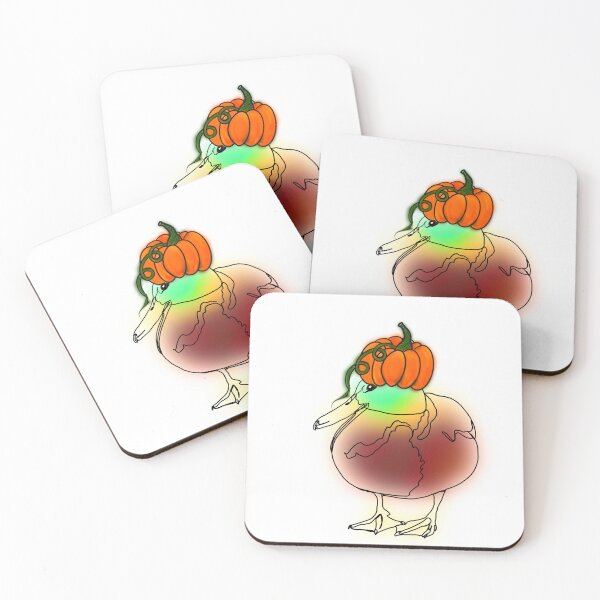 Item preview, Duck Wearing a Pumpkin on His Head – animalzinhats designed and sold by Ashley’sAnimalz.