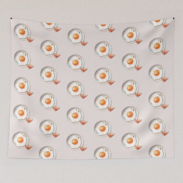 Item preview, Watercolor Sunny Side Up Egg designed and sold by Paper Hearteu.