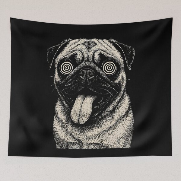 Item preview, Goofy Pug designed and sold by ManateeMerchy.