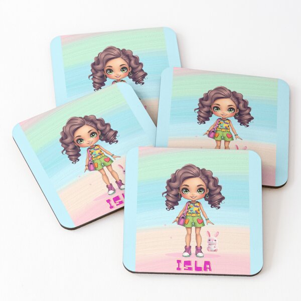 Item preview, Isla Doll Name Design – Cute Gift for Girls, School Supplies and Birthday Surprises designed and sold by daila70.