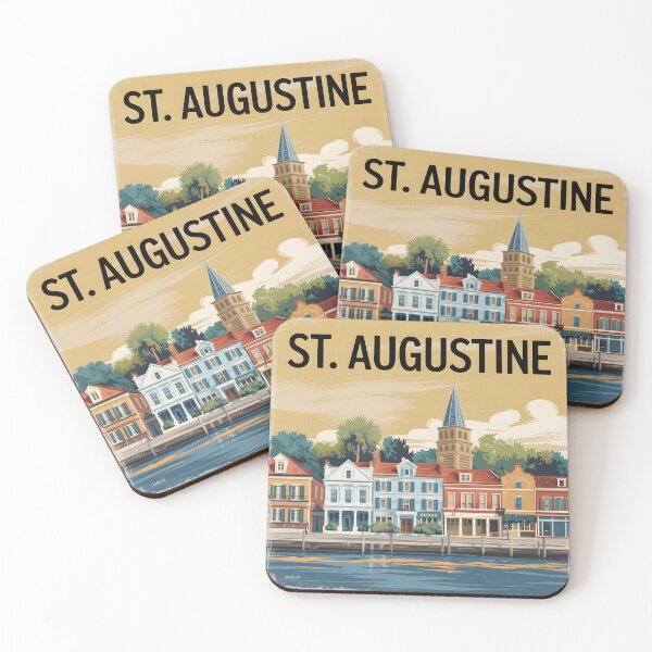 Item preview, St. Augustine: Classic Travel Poster Style designed and sold by LSVart.