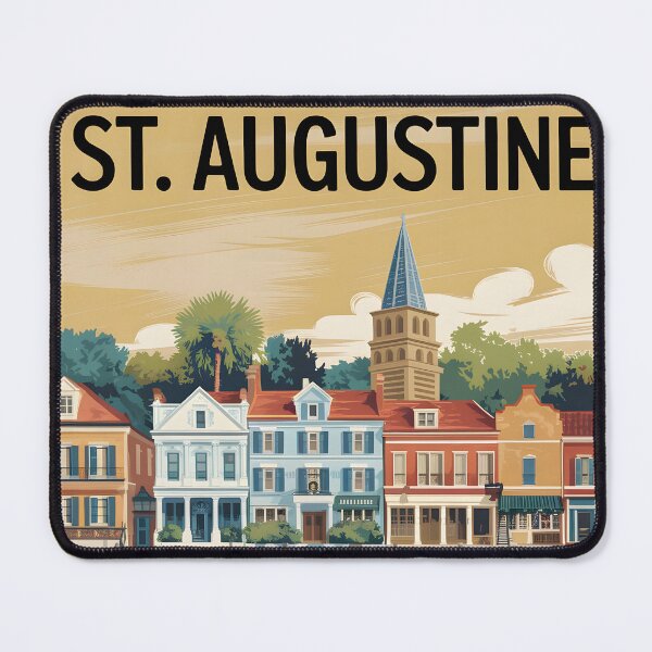 Item preview, St. Augustine: Classic Travel Poster Style designed and sold by LSVart.