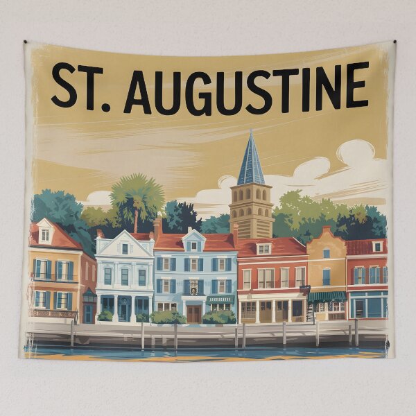 Item preview, St. Augustine: Classic Travel Poster Style designed and sold by LSVart.