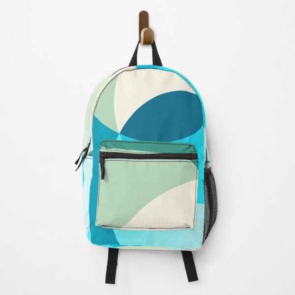 Item preview, Sea Blue Circle Centred Minimal Modern Abstract Shapes designed and sold by patternsoup.