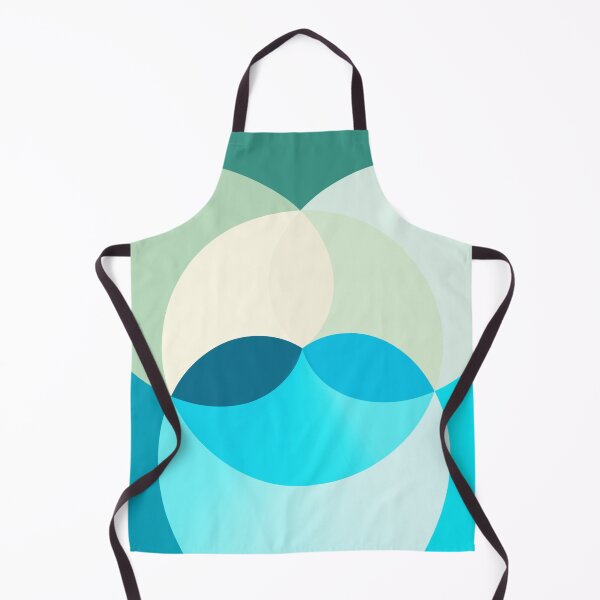 Item preview, Sea Blue Circle Centred Minimal Modern Abstract Shapes designed and sold by patternsoup.