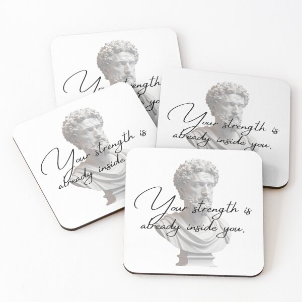 Item preview, Your Strength Is Already Inside You -  Marcus Aurelius Stoic Clothing | Marcus Aurelius Stoicism Quotes Artwork designed and sold by LexaArtworks.