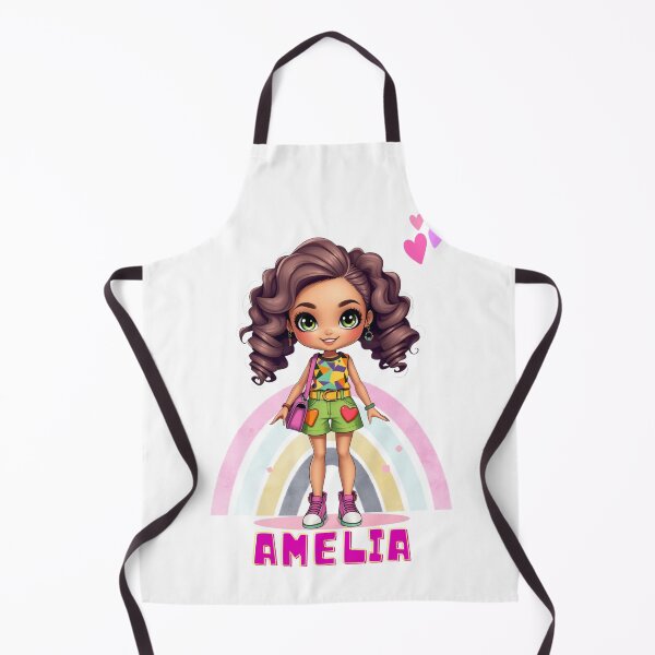 Item preview, Amelia Doll Name Design – Cute Gift for Girls, School Supplies and Birthday Surprises designed and sold by daila70.