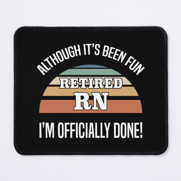 Item preview, Funny Retired Registered Nurse RN designed and sold by thepixelgarden.