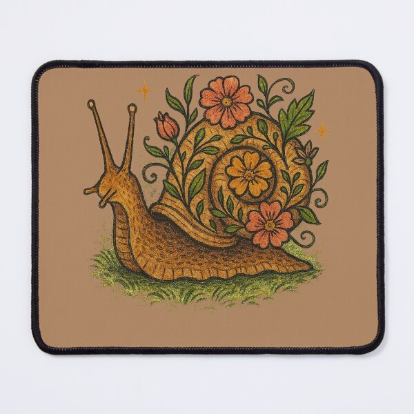 Item preview, Floral Snail designed and sold by FrictionMaxxing.