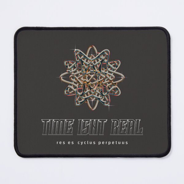 Item preview, Time Isn't Real - Surreal Abstract Chrome Design designed and sold by in-meme-veritas.