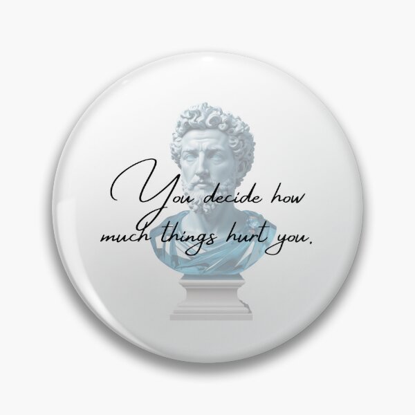 Item preview, You Decide How Much Things Hurt You -  Marcus Aurelius Stoic Clothing | Marcus Aurelius Stoicism Quotes Artwork designed and sold by LexaArtworks.