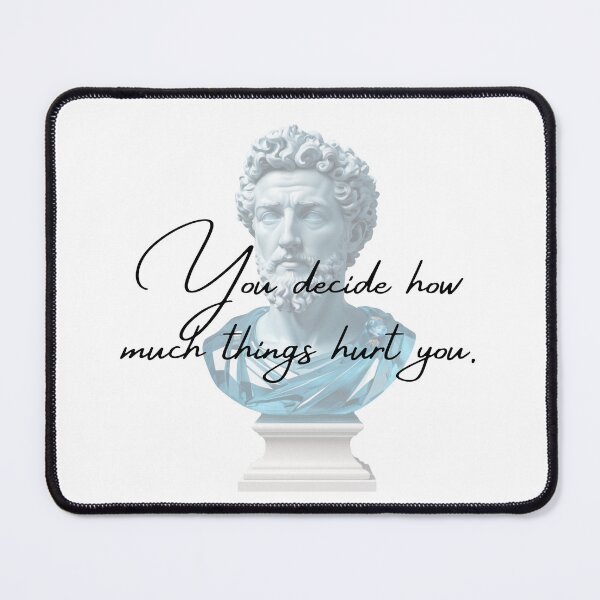 Item preview, You Decide How Much Things Hurt You - Marcus Aurelius Stoic Clothing | Marcus Aurelius Stoicism Quotes Artwork designed and sold by LexaArtworks.