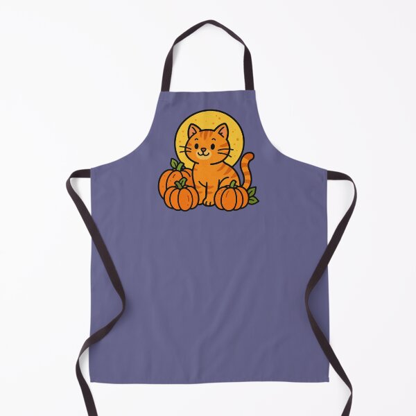 Item preview, Halloween Kitty Cat with Pumpkins designed and sold by FrictionMaxxing.