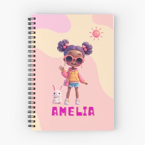 Item preview, Amelia Doll Name Design – Cute Gift for Girls, School Supplies and Birthday Surprises designed and sold by daila70.