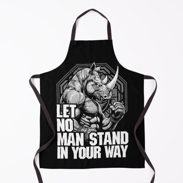 Item preview, MMA Fighter Rhino Let No Man Stand Rhinoceros Martial Arts designed and sold by GrandeDuc.