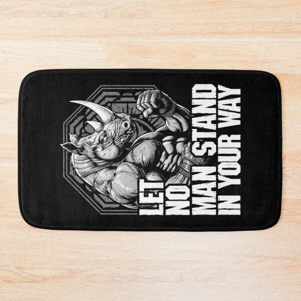 Item preview, MMA Fighter Rhino Let No Man Stand Rhinoceros Martial Arts designed and sold by GrandeDuc.