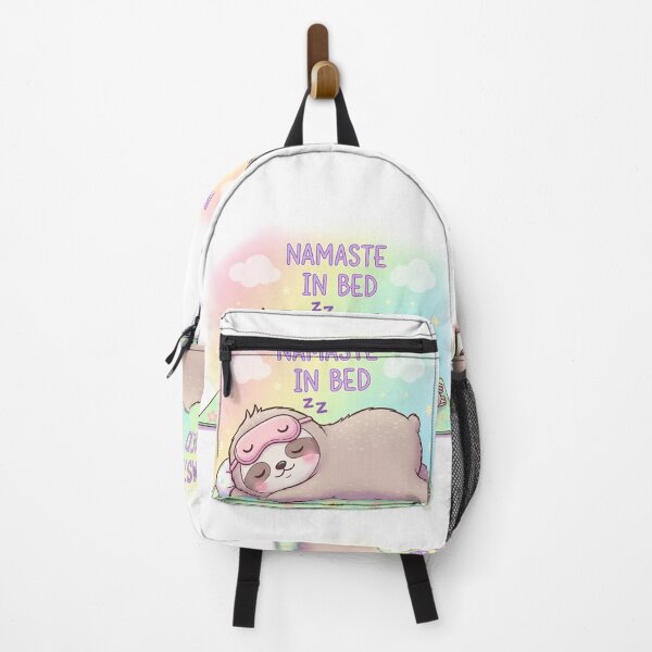 Item preview, Namaste in Bed – Kawaii Sleeping Sloth Yoga Vibes designed and sold by 001Haiba.