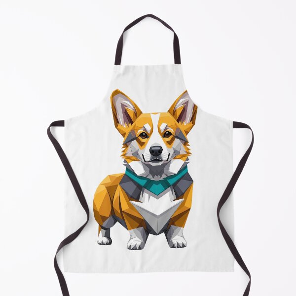 Item preview, Corgi geométrico moderno con formas angulares y polígonos designed and sold by zoughlal.