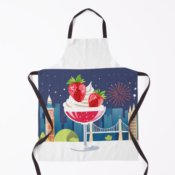 Item preview, Exuberant cup of strawberries with cream designed and sold by JohannaWallace.
