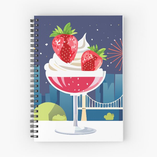 Item preview, Exuberant cup of strawberries with cream designed and sold by JohannaWallace.
