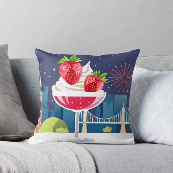 Item preview, Exuberant cup of strawberries with cream designed and sold by JohannaWallace.