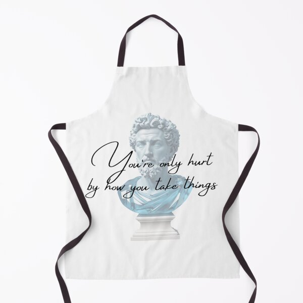 Item preview, You're Only Hurt by How You Take Things - Marcus Aurelius Stoic Clothing | Marcus Aurelius Stoicism Quotes Artwork designed and sold by LexaArtworks.