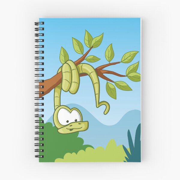 Item preview, Hanging Out – Cute Jungle Snake Cartoon designed and sold by Sore Creations.