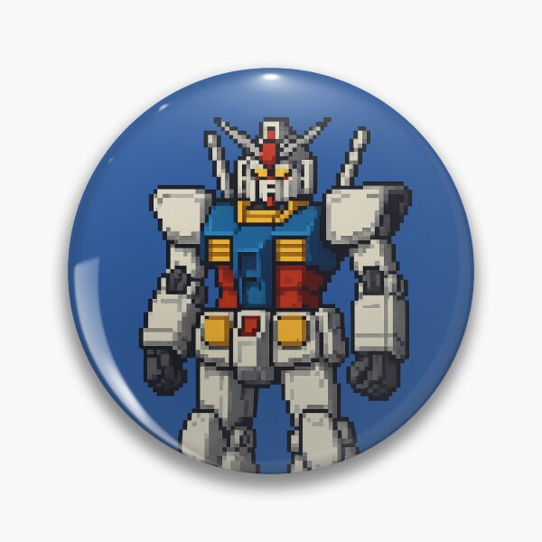 Item preview, RX-78-2 Gundam Pixel Art  Retro Mecha Design designed and sold by Snapnfit.