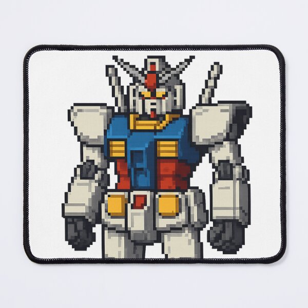 Item preview, RX-78-2 Gundam Pixel Art  Retro Mecha Design designed and sold by Snapnfit.