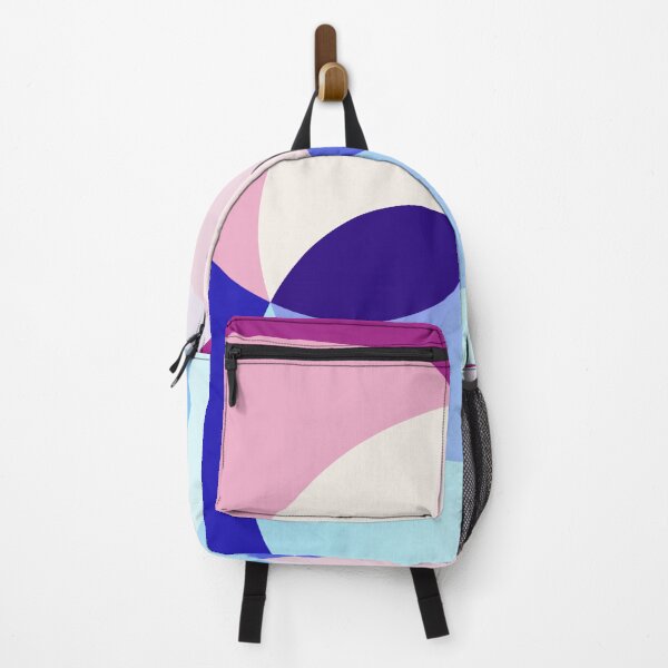 Item preview, Pastel Pink and Blue Circle Centred Minimal Modern Abstract Shapes designed and sold by patternsoup.