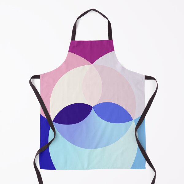 Item preview, Pastel Pink and Blue Circle Centred Minimal Modern Abstract Shapes designed and sold by patternsoup.