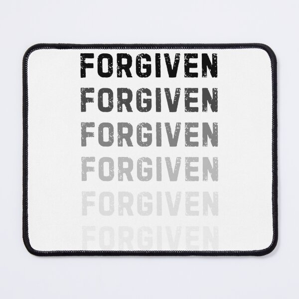 Item preview, Forgiven| Christian Faith Typography Design designed and sold by GraceNoted.