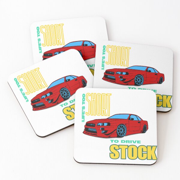 Item preview, Funny Car Mod Shirt – Life’s Too Short to Drive Stock – Modified Car Tee designed and sold by jvrCARZ.