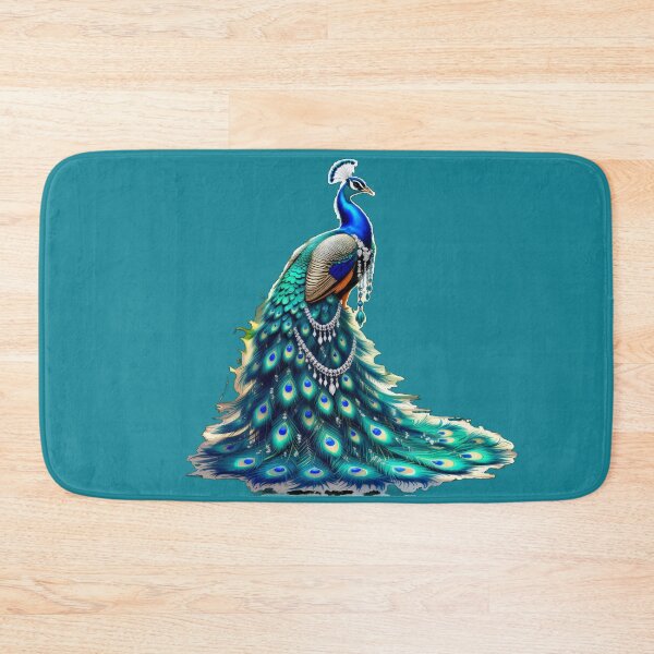 Item preview, ARTY Vibrant Peacock Feather Burst designed and sold by ARTYNest.store.