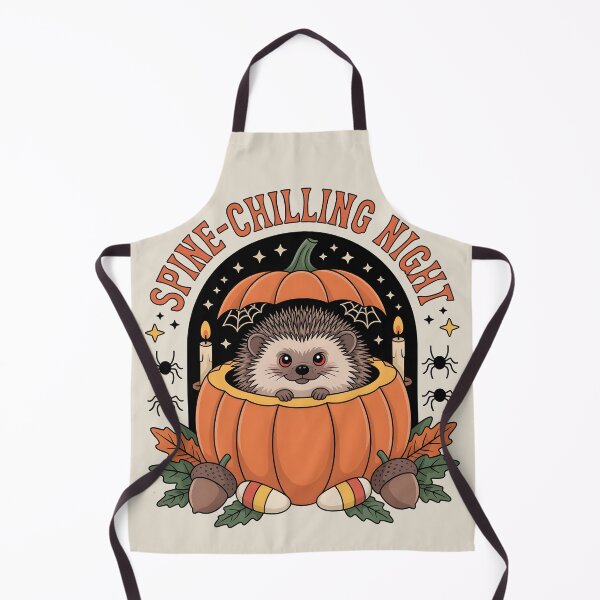 Item preview, Vintage Halloween Hedgehog – Spine-Chilling Night designed and sold by lalasine.story.