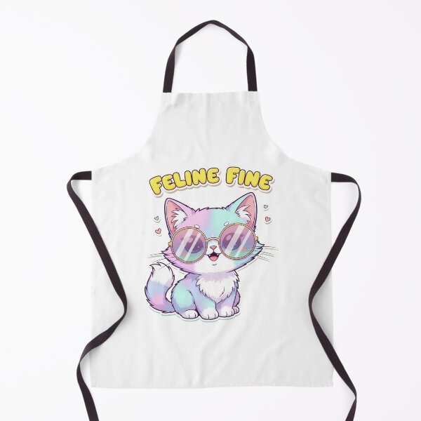 Artikelvorschau, Feline Fine – Kawaii Coole Katze mit Sonnenbrille entworfen und verkauft von 001Haiba.