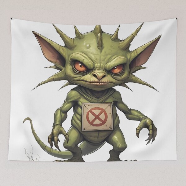 Item preview, Blorg Who Hates Hugs designed and sold by JhonnyMalpoite.
