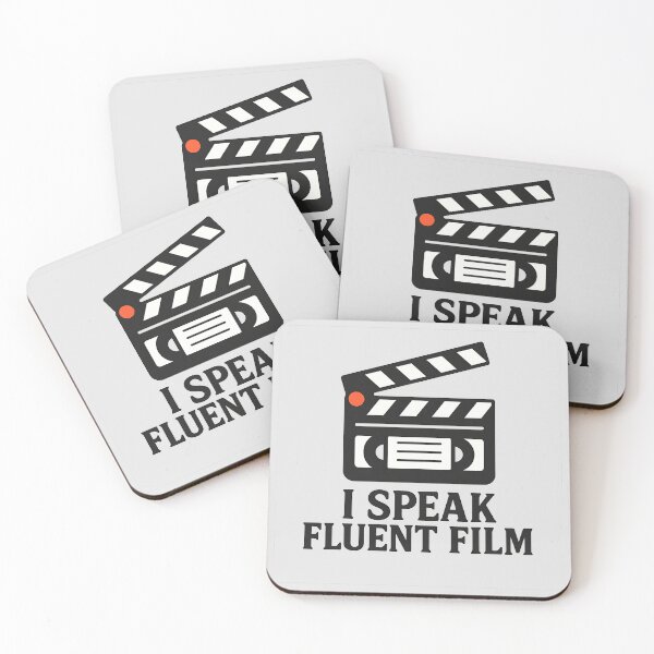 Item preview, I Speak Fluent Film – Minimalist Movie Language Design designed and sold by MarCinu Art.