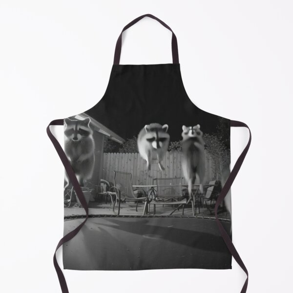 Item preview, “Raccoon-a-boing: Midnight Mischief in Midair!” designed and sold by Print Fiction.