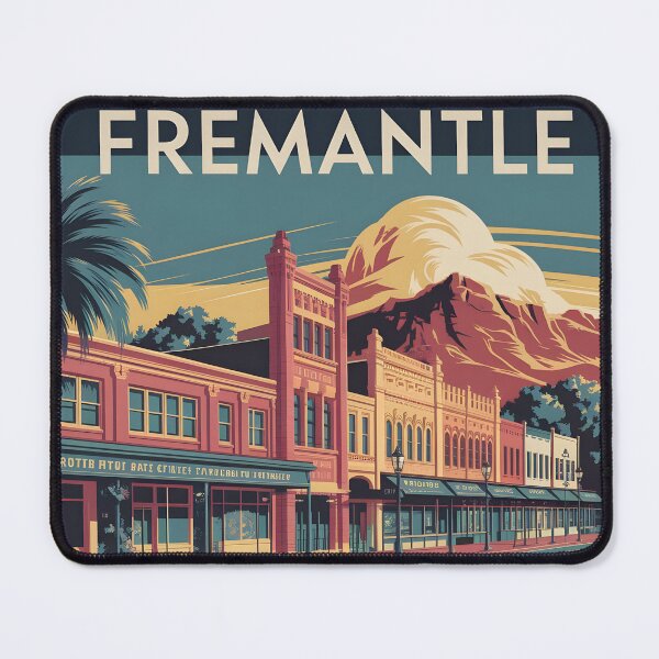 Item preview, Fremantle: Classic Travel Poster Harbor Charm designed and sold by LSVart.