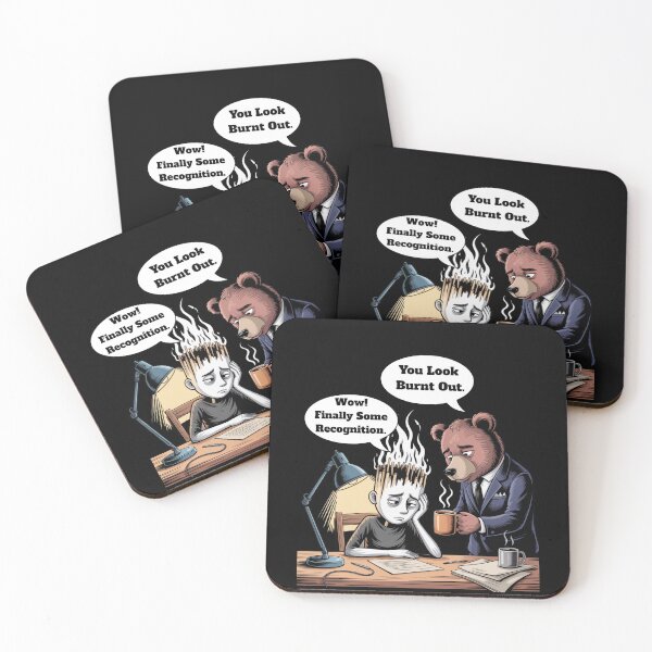 Item preview, Burnt Out: Finally Some Office Recognition From The Boss designed and sold by signshirtz.
