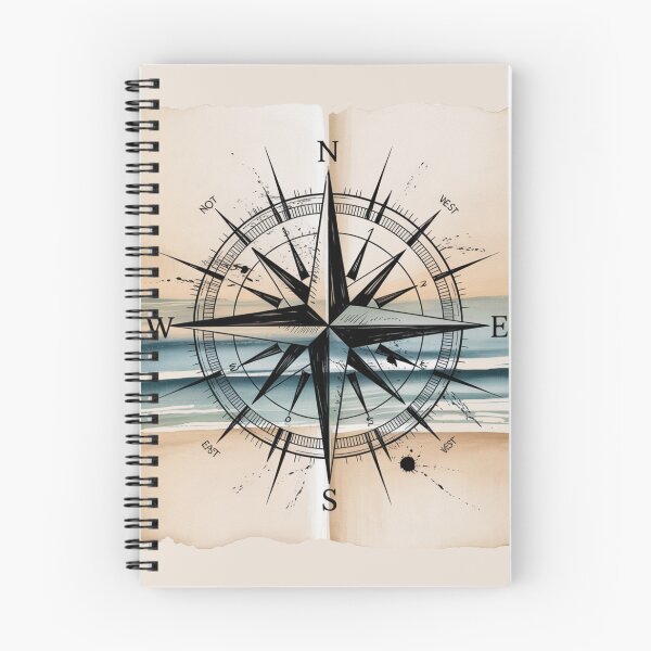 Item preview, Sketchy Nautical Compass Rose designed and sold by ByBryteG.