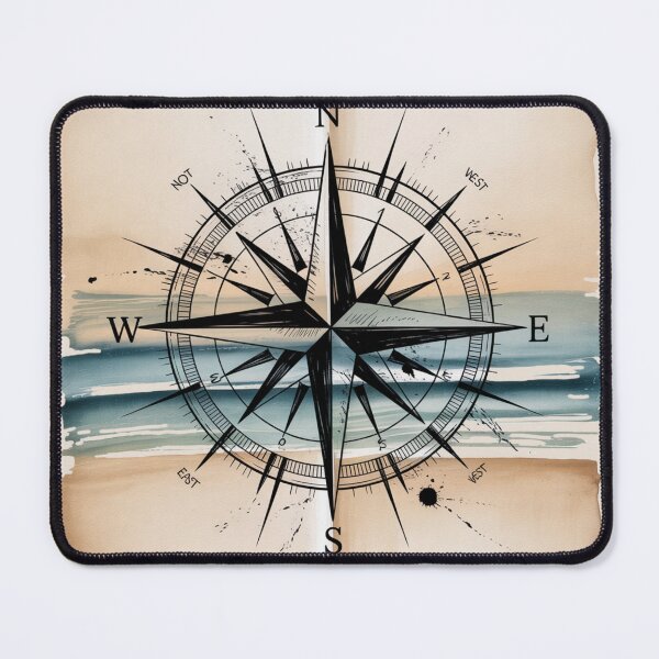 Item preview, Sketchy Nautical Compass Rose designed and sold by ByBryteG.