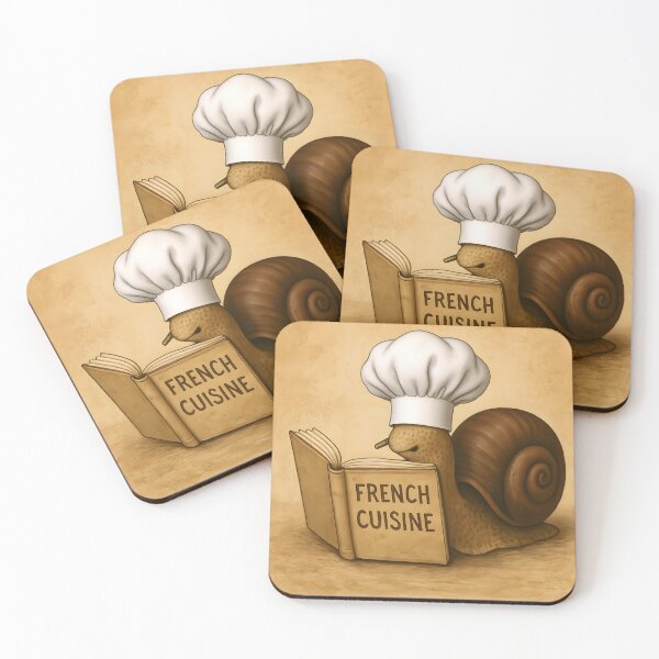 Item preview, French Snail Chef designed and sold by Midlifeartist.