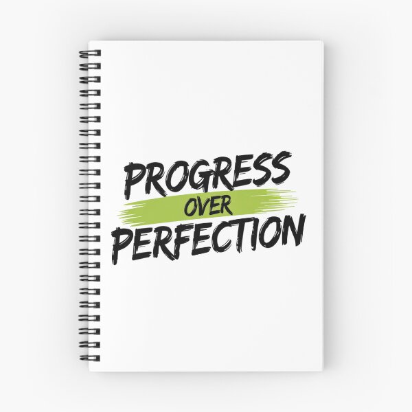 Item preview, Progress Over Perfection – Bold Green Brush Quote designed and sold by ArtByYunus.