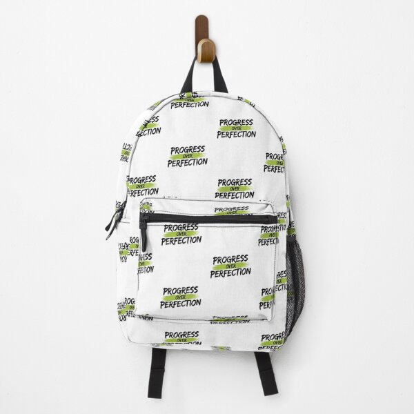 Item preview, Progress Over Perfection – Bold Green Brush Quote designed and sold by ArtByYunus.