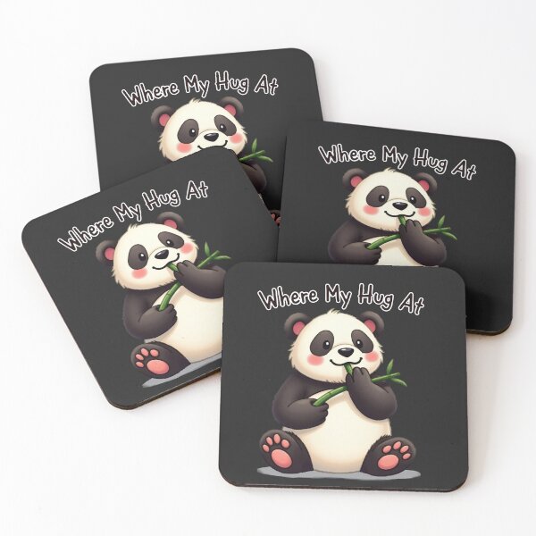 Item preview, Where My Hug At Teddy Bear Panda Gify designed and sold by ChearshiPrints.
