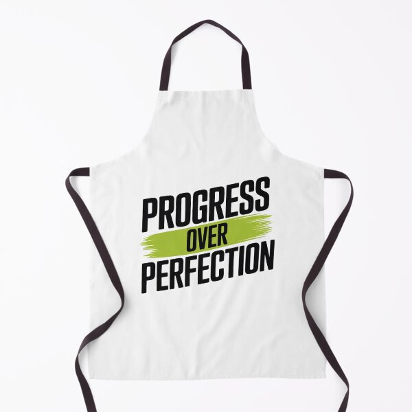 Item preview, Progress Over Perfection – Bold Green Brush Quote designed and sold by ArtByYunus.