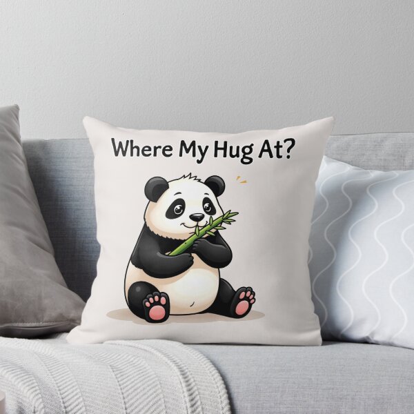 Item preview, Where My Hug At Teddy Bear Panda Gify designed and sold by ChearshiPrints.