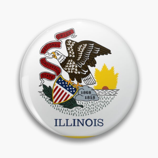 Item preview, Illinois State Flag designed and sold by LoopLegion.
